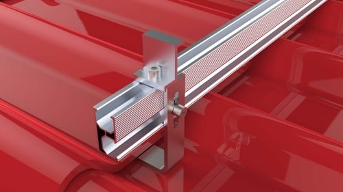 Roman Tile Roof Mount Structure